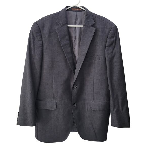 Peter Millar Size 41R Wool Sports‎ Jacket Charcoal Blazer Tailored Classic Fit